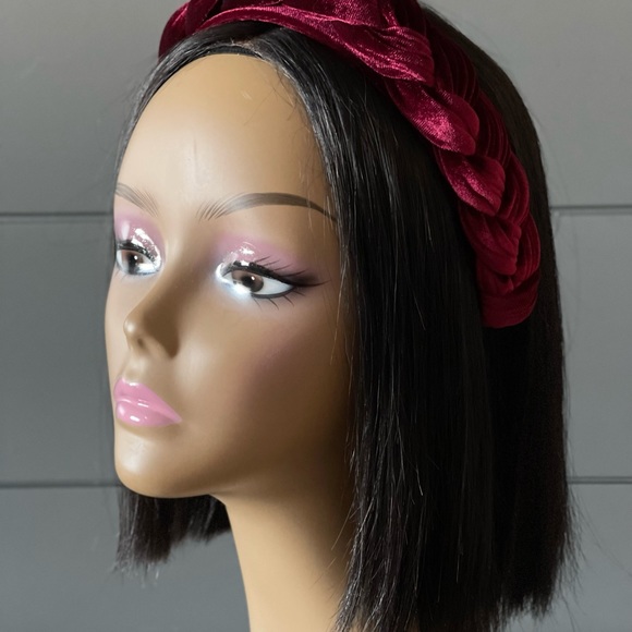 New Handmade Puffy Casual Weave comfy Purple Soft Headband Hair Accessory - Picture 10 of 12